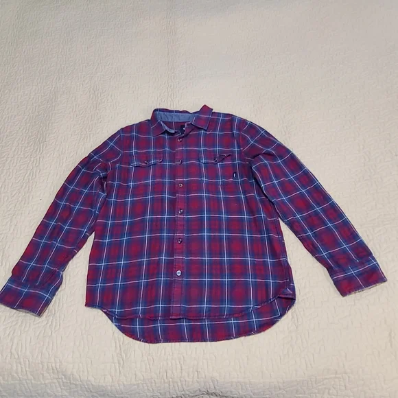 Vans Off The Wall flannel button up shirt size S - Picture 2 of 4